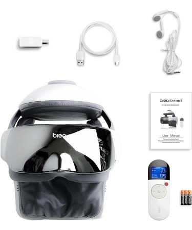 Breo iDream3 Rechargeable Head Massager - Cordless Acupoint Massage for Stress Relief & Better Sleep - Buy Online on SooperMarket.com