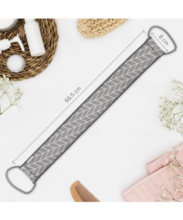 Joeji's Kitchen Eco-Friendly Back Scrubber for Shower - Natural Plant Fibre Vegan Exfoliating Loofah Strap - Double Sided Bath Scrub with Handle - Buy Online on SooperMarket.com