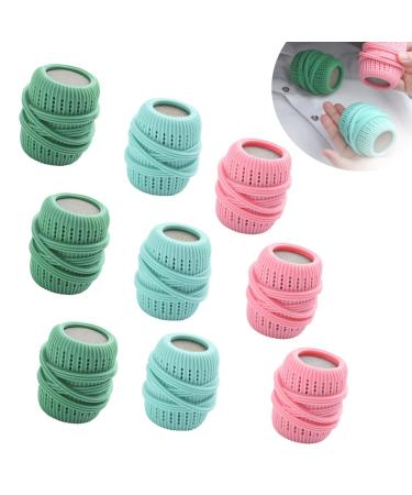 GeRRiT Ball Dispenser for Fabric Softener Removal and Reusable Dryer Balls Fabric Softener Dispenser for Washer Fabric Softener Ball Dispenser Reusable Dryer Balls (9Pcs One Size)