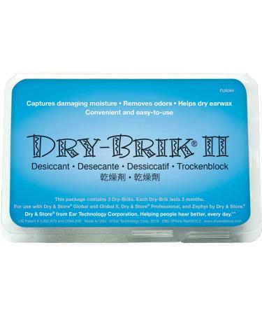 Dry & Store Dry-Brik II Desiccant Blocks - 6 Blocks (2 Packs) | Replacement Moisture Absorber for Global II & Zephyr - Buy Online on SooperMarket.com