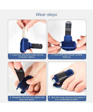 Hammer Toe Fixation Strap - M Size | Toe Corrector for Fracture Recovery & Hammer Toes - Buy Online on SooperMarket.com