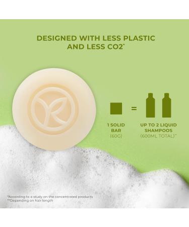 Yves Rocher Gentle Shampoo Bar - Chamomile for All Hair Types | 60g - Eco-Friendly Hair Care - Buy Online on SooperMarket.com