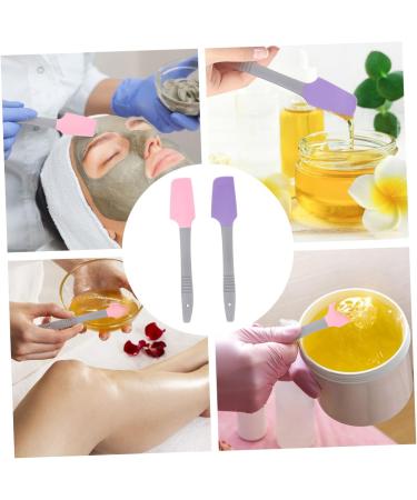 Wioneky 2st Laspber Silicone Wax Spatula & Hard Wax Pencils - Non-Stick Hair Removal Tool for Crafting & Moisture Cream - Buy Online on SooperMarket.com