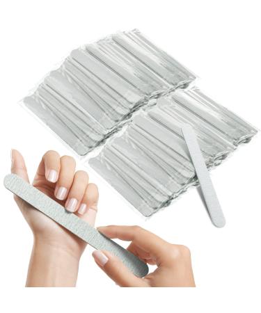 100 Pcs Grit Nail Buffers Files 100/180 Emery Board Double Sided Manicure Pedicure Tool Nail Buffering Files Fingernail Files for Women Men Nails Home Salon Supplies