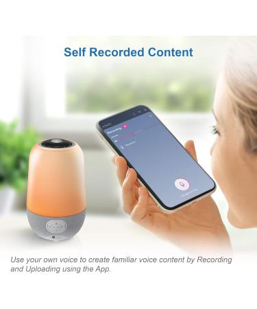 VTech BC8313 V-Hush Pro Soothing Sleep Trainer | Bluetooth Speaker with Night Light Projector & Voice Recording | Multi-Colour Nightlight | White, One Size - Buy Online on SooperMarket.com