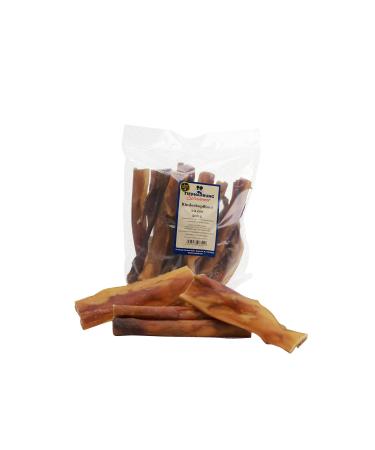 Pet food Schwenner - beef head skin dried for dogs - Dog snacks - dog dental care - 500g 20cm beef head skin 20 cm 500 g (1 Pack)