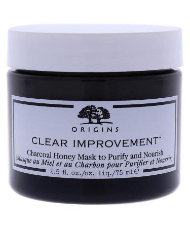 Origins Clear Improvement Charcoal Honey Mask - Purify & Nourish - 2.5 Fl Oz - Buy Online on SooperMarket.com