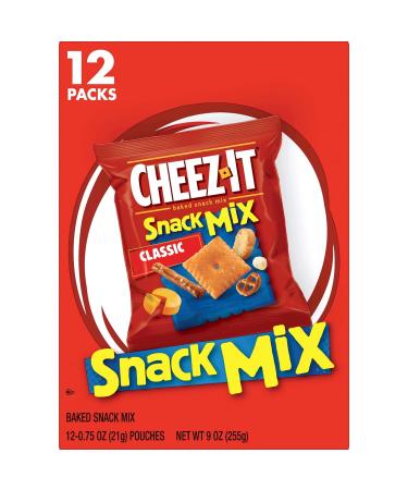 Cheez-It Snack Mix Lunch Office and Kids Snacks Classic 36oz Case (4 Boxes) - 12ct Case, Pack of 4 - Buy Online on SooperMarket.com