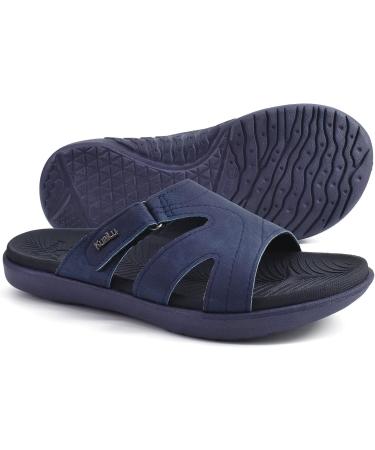 KuaiLu Women's Orthotic Slides - Lightweight Athletic Sandals with Plantar Fasciitis Arch Support - Buy Online on SooperMarket.com