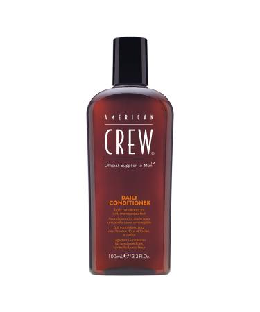 Men's Conditioner by American Crew  Daily Conditioner for Soft  Manageable Hair  Naturally Derived  Vegan Formula  Citrus Mint  3.3 Oz