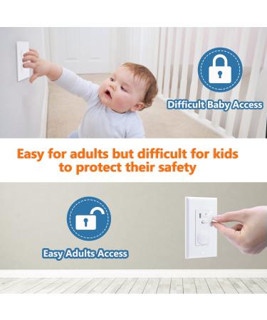 PRObebi Outlet Covers Baby Proofing - 38 Pack White Plug Covers for Electrical Outlets | Child Proof Socket Covers for Home & Office | Easy Installation, Protect Babies (A-White) - Buy Online on SooperMarket.com