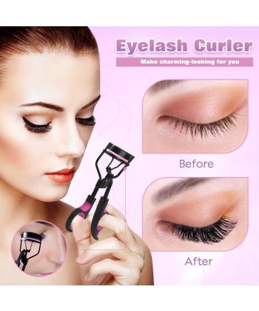 Moduskye 7-in-1 Eyelash Curler Set with 4 Replacement Pads - Long-Lasting Natural Lashes - Buy Online on SooperMarket.com