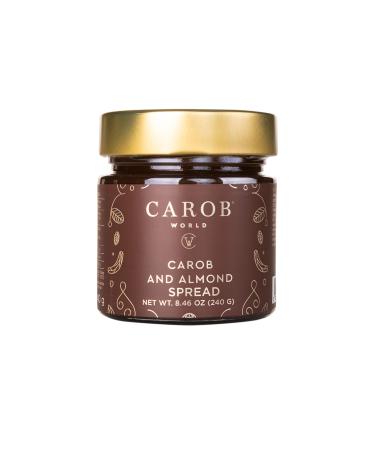 : Carob and Almond Spread | Gluten-Free & No Added Sugar | 240g