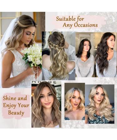 Invisible Wire 12 Wavy Synthetic Hair Extension - Dark Ash Brown - Buy Online on SooperMarket.com