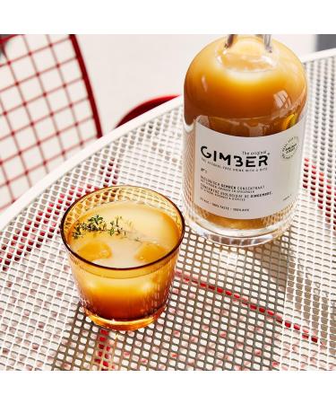 GIMBER Organic Ginger Concentrate 500 ml | Alcohol-Free Organic Drink Made from Ginger Lemon and Herbs | Premium Ginger Essence - Buy Online on SooperMarket.com