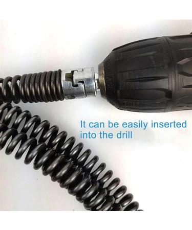 5 Meter Electric Drill Drain Cleaner | Sewer Dredging Tool for Kitchen & Bathroom | High-Quality Spring Sink Cleaner - Buy Online on SooperMarket.com