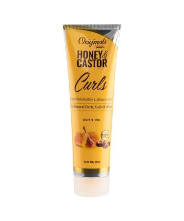 Originals by Africa's Best Honey and Castor Curls for Natural Hair Curls Coils and Waves Sulfate-Free 10 oz