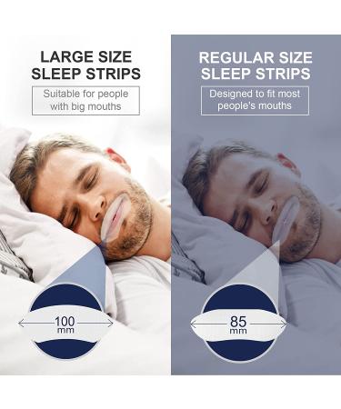 Sleep Mouth Strips - Gentle Nasal Breathing Aid for Better Sleep Quality - Reduce Mouth Breathing & Snoring (60pcs) - Buy Online on SooperMarket.com