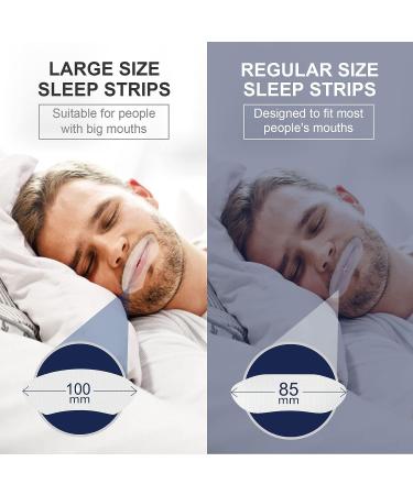 Mouth Tape for Sleeping - 60pcs Mouth Strips to Stop Snoring and Sleep Apnea | Anti Snoring Devices - 100mm - Buy Online on SooperMarket.com