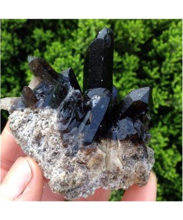200-300g Rare Natural Beautiful Black Crystal Cluster Tibetan Specimen Decoration Gift - Buy Online on SooperMarket.com