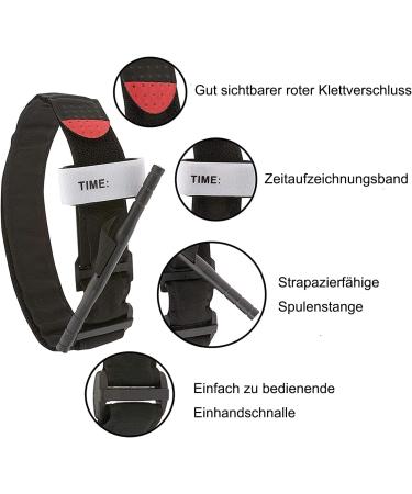 Feloyal Tourniquet - Tactical Accessories & Emergency Set for Hunting Hiking & Severe Outdoor Emergencies - Blood Loss Control - Black Tourniquet - Buy Online on SooperMarket.com