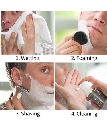 Premium Shaving Brush for Men - Ergonomic Wooden Handle Hair & Beard Brush for Salon & Home Use - Buy Online on SooperMarket.com