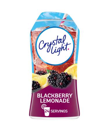 Crystal Light Sugar-Free Blackberry Lemonade Zero Calories Liquid Water Enhancer 1 Count 1.62 fl oz