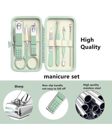 High-Quality Manicure Set for Men & Women - Portable Nail Care Kit with Travel Case | Perfect Gift for Grooming & Parties - Buy Online on SooperMarket.com