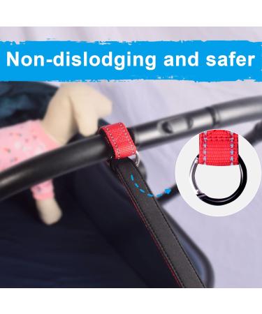 Buy Petbonus Short Dog Leash Reflective Adjustable Padded Handle Safety Bracelet for Roller Leash & Strollers Red - Buy Online on SooperMarket.com