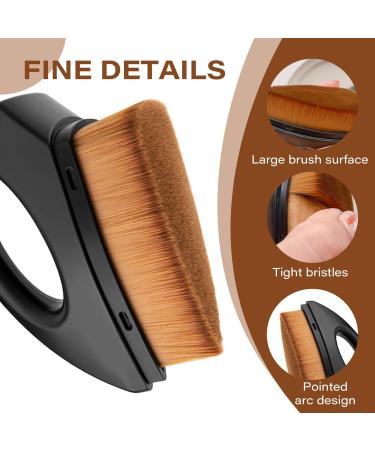 2Pcs Sunscreen Applicator for Kids Makeup Brush Brush Iron Shape Fiber Sunscreen Applicator with Protective Cap Soft Brush on Sunscreen Easy to Apply for Kids - Buy Online on SooperMarket.com