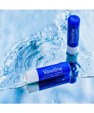 Vaseline Lip Therapy Original - Fast-Acting Moisturizer for Very Dry Lips | Lip Balm Stick (Pack of 8 - Buy Online on SooperMarket.com