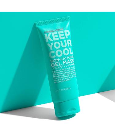 Formula 10.0.6 Keep Your Cool Skin-Calming Gel Mask - Soothes Blemishes, Vegan, Paraben-Free, 3.4 Fl Oz - Buy Online on SooperMarket.com