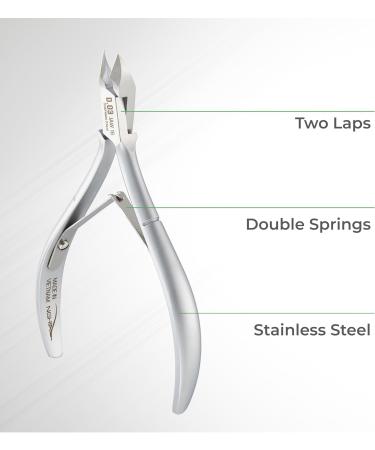 NGHIA Cuticle Nipper D-03 | Stainless Steel Durable & Sharp | Ergonomic Design | Salon & Home Use | Grey Plated - Buy Online on SooperMarket.com