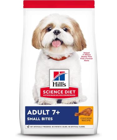 Hill's Science Diet Adult Healthy Mobility Small Bites Dry Dog Food 4 lb Bag & Senior 7+ Small Bites Dry Dog Food Chicken Meal Barley & Brown Rice Recipe 5 lb Bag - Buy Online on SooperMarket.com