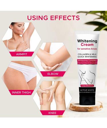 Venanoci Dark Spot Corrector Cream: Instant Results for Armpit, Knees, Elbows, & Private Areas - with Hyaluronic Acid & Mulberry Extract - Buy Online on SooperMarket.com