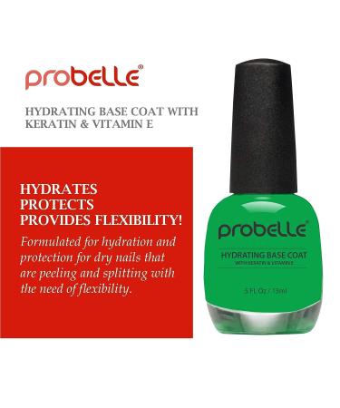 Probelle Hydrating Base Coat & Top Coat Sealer Manicure Set - Long-Lasting Bundle - Buy Online on SooperMarket.com