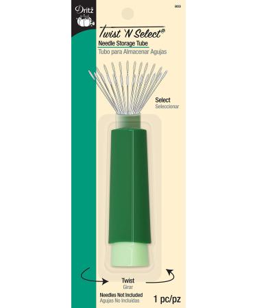 Dritz 803 Twist 'N Select Needle Storage , Green