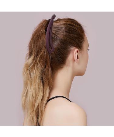 7pcs Matte Banana Hair Clips for Thick Hair - Strong Holder Ponytail Clips for Women - No Slip Fashionable Beauty Clamp - Buy Online on SooperMarket.com