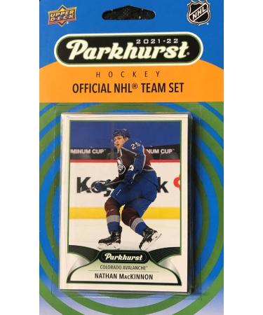 Colorado Avalanche 2021 2022 Upper Deck Factory Sealed 10 Card Team Set including Sampo Ranta ROOKIE Card plus Nathan MacKinnon, Cale Makar and others