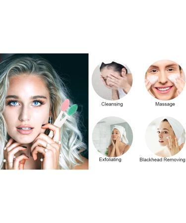 Silicone Lip Brush Double-sided Lip Brush Soft Cleaning Lip Brush Beauty Tool For Smoother Skin Cleaning Brush Set - Buy Online on SooperMarket.com