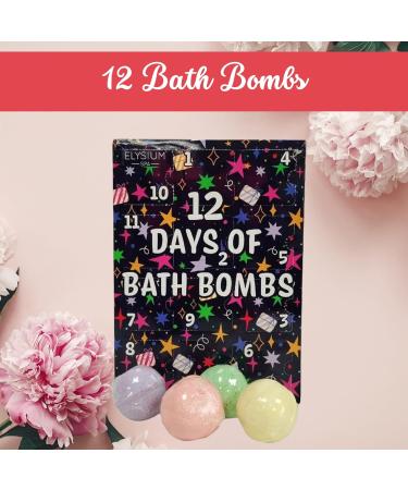 Bath Bomb Advent Calendar 2024-12 Days of Bath Bomb with Cute Headband - Christmas Gifts for Women Bath Bombs Gift Set Bath Gift Set Pamper Gifts for Women & Kids - Buy Online on SooperMarket.com