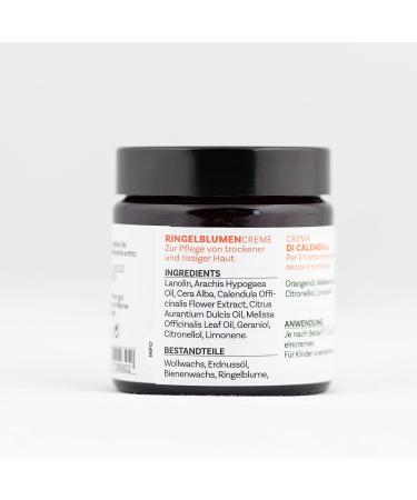 Calendula Ointment 90g - Natural Remedy for Dry & Cracked Skin - Glass Jar - Gentle Skin Care Solution - Buy Online on SooperMarket.com