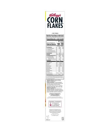 Kellogg's Corn Flakes Cereal 12oz Box - Fat Free, 8 Vitamins, Large Size - Buy Online on SooperMarket.com