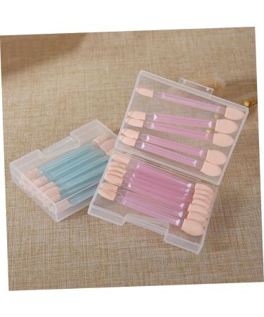 BELLIFFY 24pcs Eye Shadow Applicator Cosmetic Eye Brushes Double Head Eyeshadow Brush Eyeshadow Sponge Brush - Buy Online on SooperMarket.com