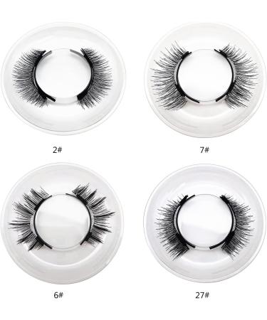 Magnetic Eyelashes Soft Magnets-False Eyelashes Reusable 3D Lashes Extension With Tweezers NO Eyeliner-Glue Free Reusable Magnetic Lashes With Eyeliner/no Liner - Buy Online on SooperMarket.com