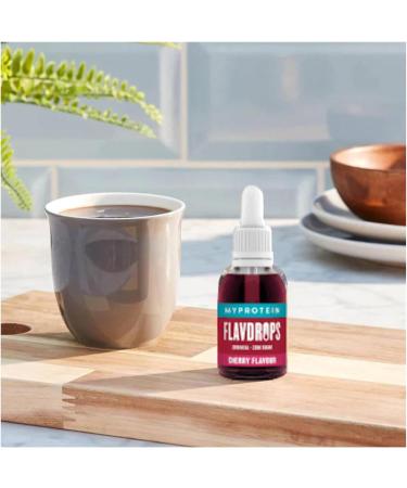 Flavour Drops Bundle with Flavdrops and Spoon Set - Cherry Blueberry Strawberry Peach and Mango 50ml Each - Pack of 5 - Zero Calories - Buy Online on SooperMarket.com