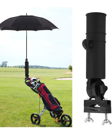 OhhGo Golf Trolley Umbrella Holder - Universal Golf Cart Stand - Black - Buy Online on SooperMarket.com