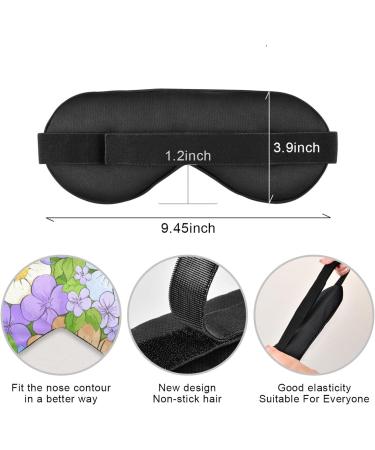 Haskirky Light Blocking Eye Mask for Men and Women - Breathable, Adjustable, Perfect for Travel, Yoga, Meditation, Office - Deep Sleep and Relaxation - Buy Online on SooperMarket.com