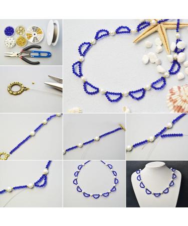PandaHall Tube Crimp Beads 3000 Pcs Brass Spacer Beads for Jewelry Making - Golden/Silver/Platinum - 1.5mm, 2mm, 2.5mm - Buy Online on SooperMarket.com