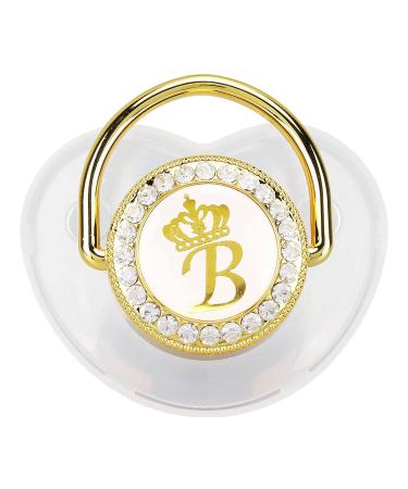 Buy Golden Silicone Baby Pacifier with Rhinestone Nipple - Perfect for Bathing | International Shipping - Buy Online on SooperMarket.com
